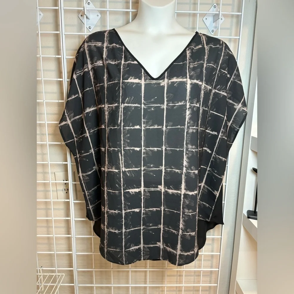Women’s Siobhan Palmer Vida Black Blouse Size 2x